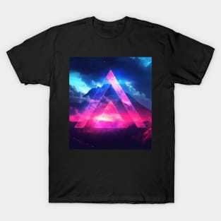 Vaporwave Triangle Chillwave Neon T-Shirt